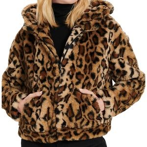 UGGs Fur Cheetah print jacket